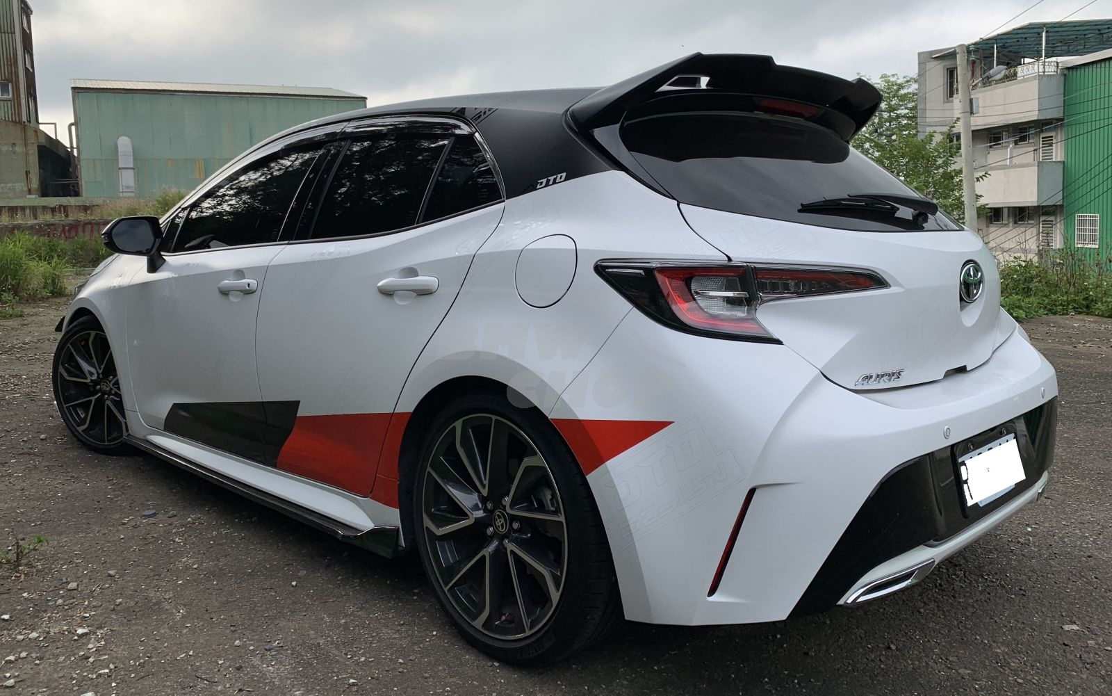 #LA Fit For Toyota Corolla Hatchback Auris E210 Roof Spoiler 2019~2021